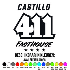 Fasthouse Cross Shirt Bedrukken - OG Outline